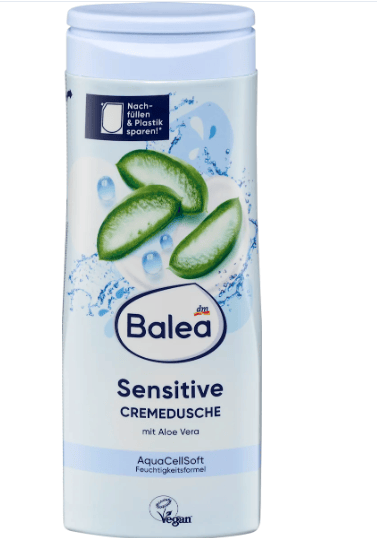 Gel douche crème pour peaux sensibles, 300 ml